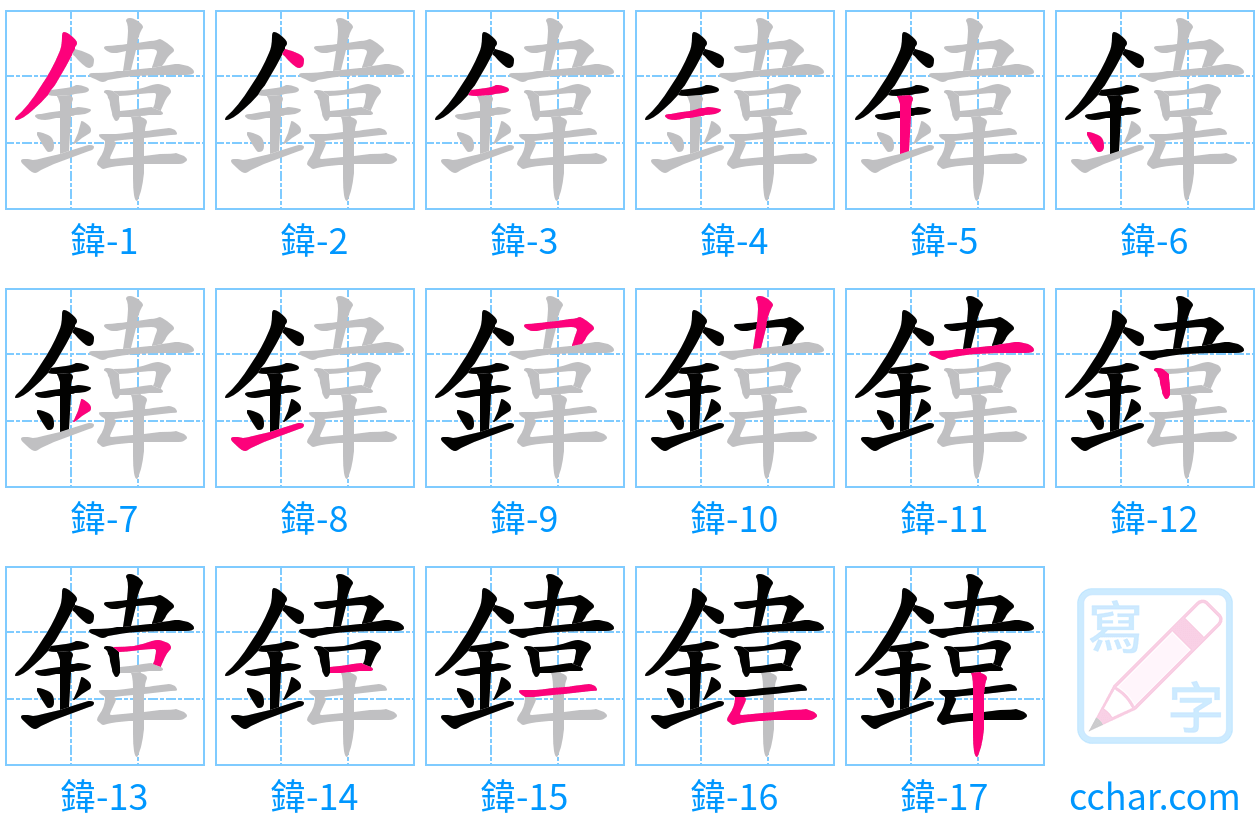 鍏 stroke order step-by-step diagram
