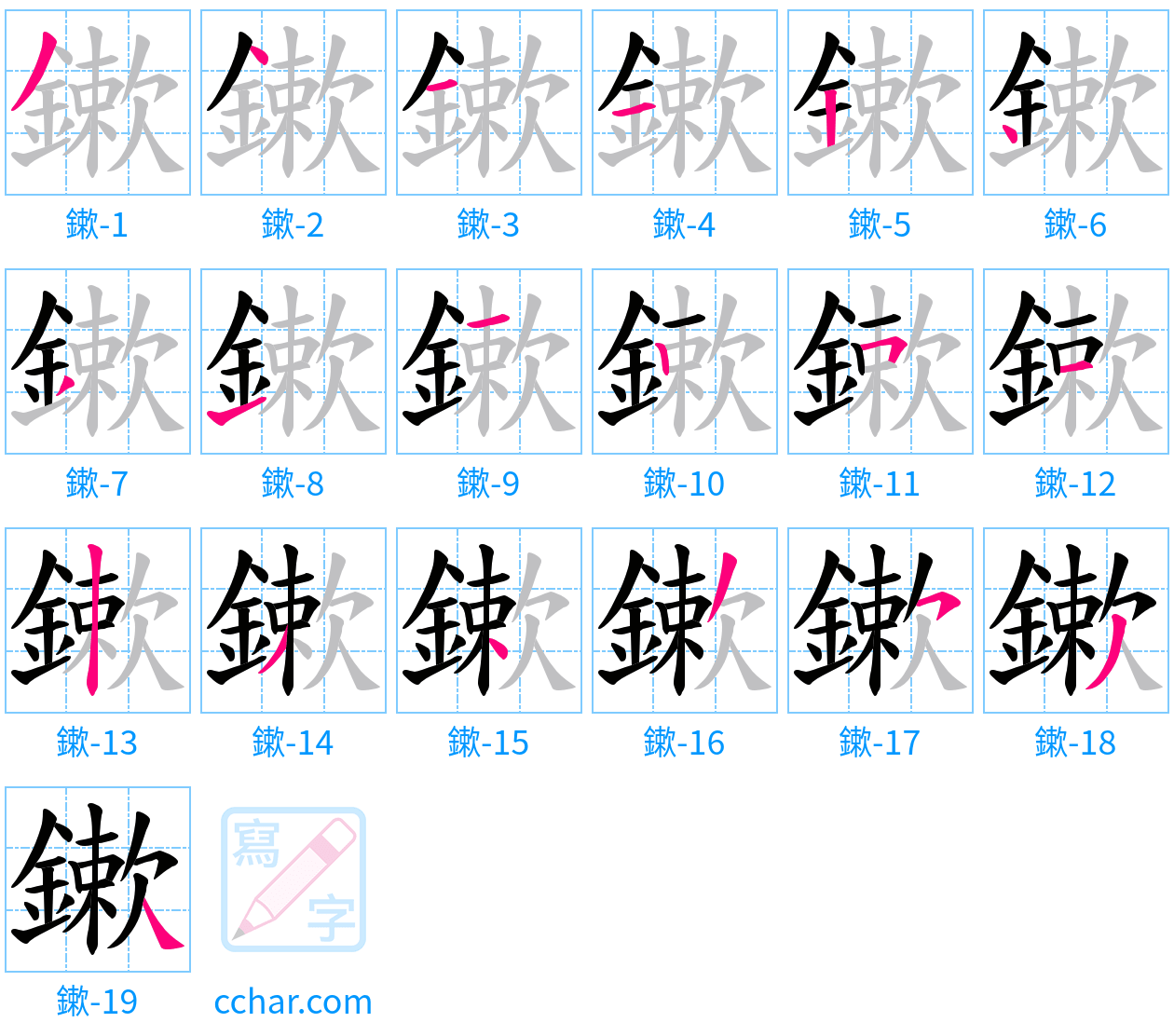 鏉 stroke order step-by-step diagram